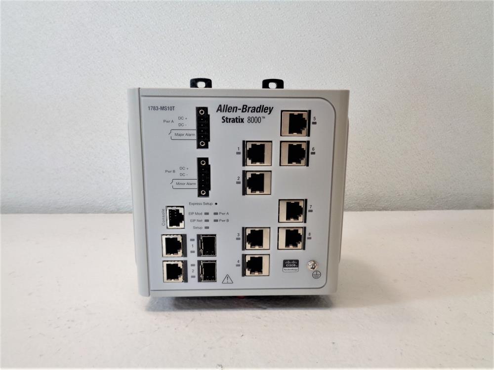 Allen Bradley Stratix 8000 Ethernet Managed Switch 1783-MS10T